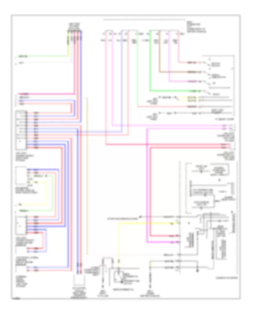 Transmission Wiring Diagram 2 of 2 for Subaru Tribeca Limited 2009