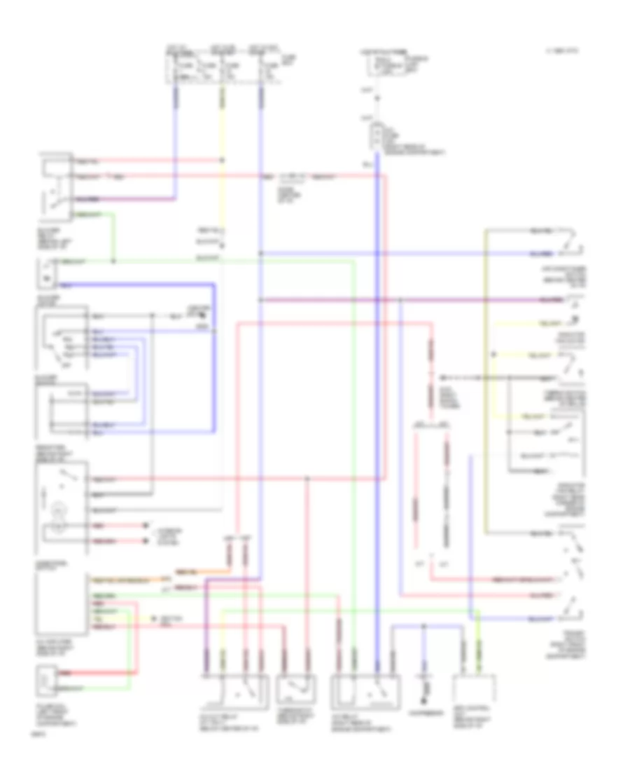 AC Wiring Diagram for Subaru Loyale 1994