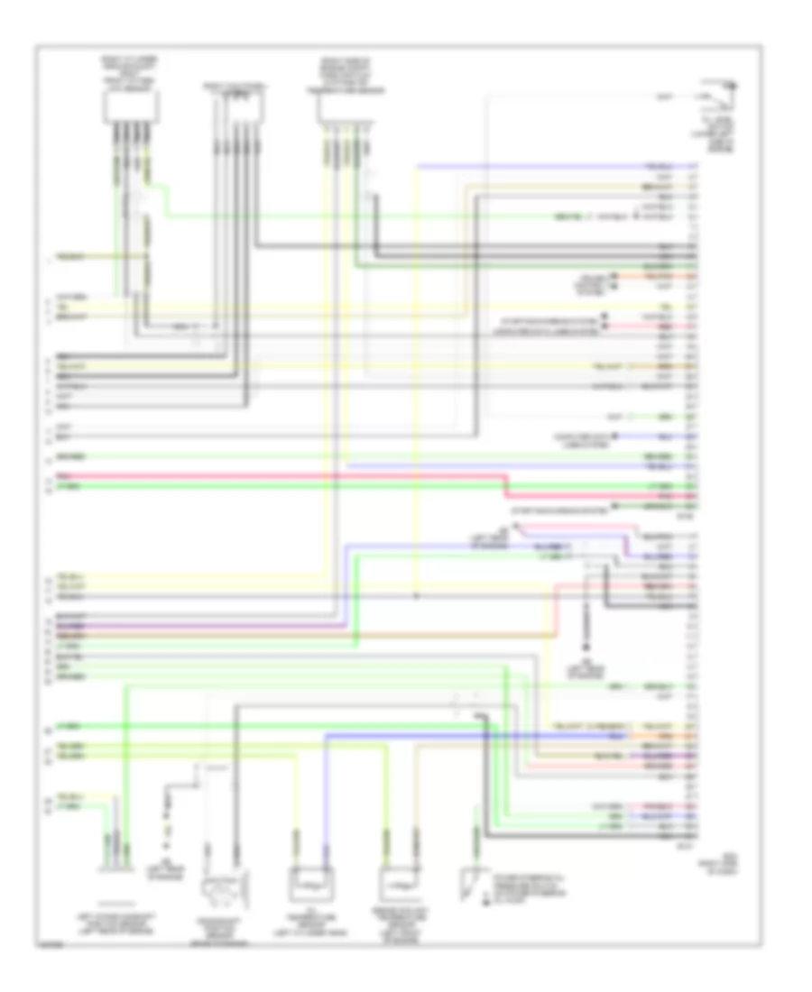 3.6L, Engine Performance Wiring Diagram (5 of 5) for Subaru Legacy R 2010