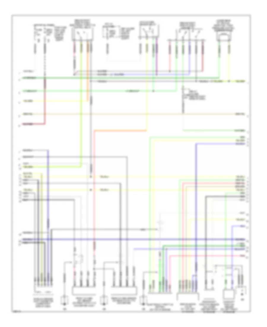 2.5L, Engine Performance Wiring Diagram (3 of 4) for Subaru Forester X L.L. Bean Edition 2007