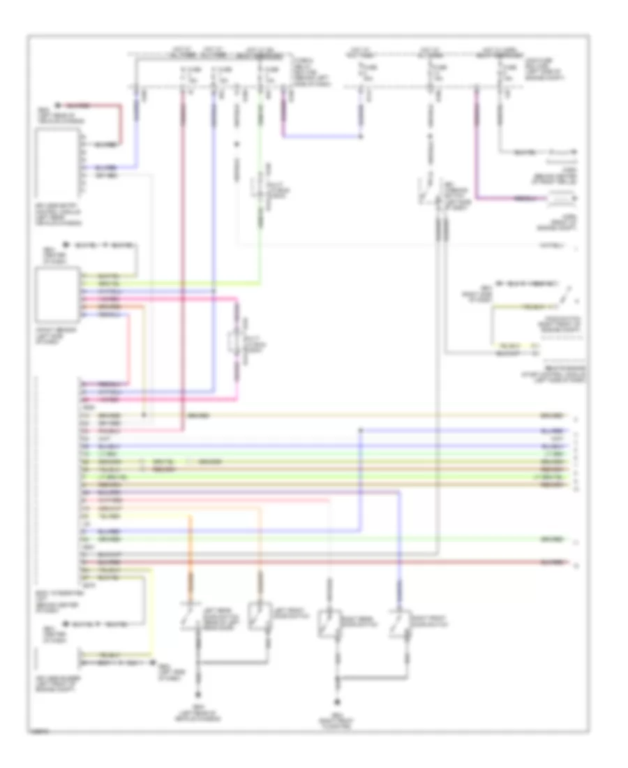 Forced Entry Wiring Diagram 1 of 2 for Subaru Forester X 2010