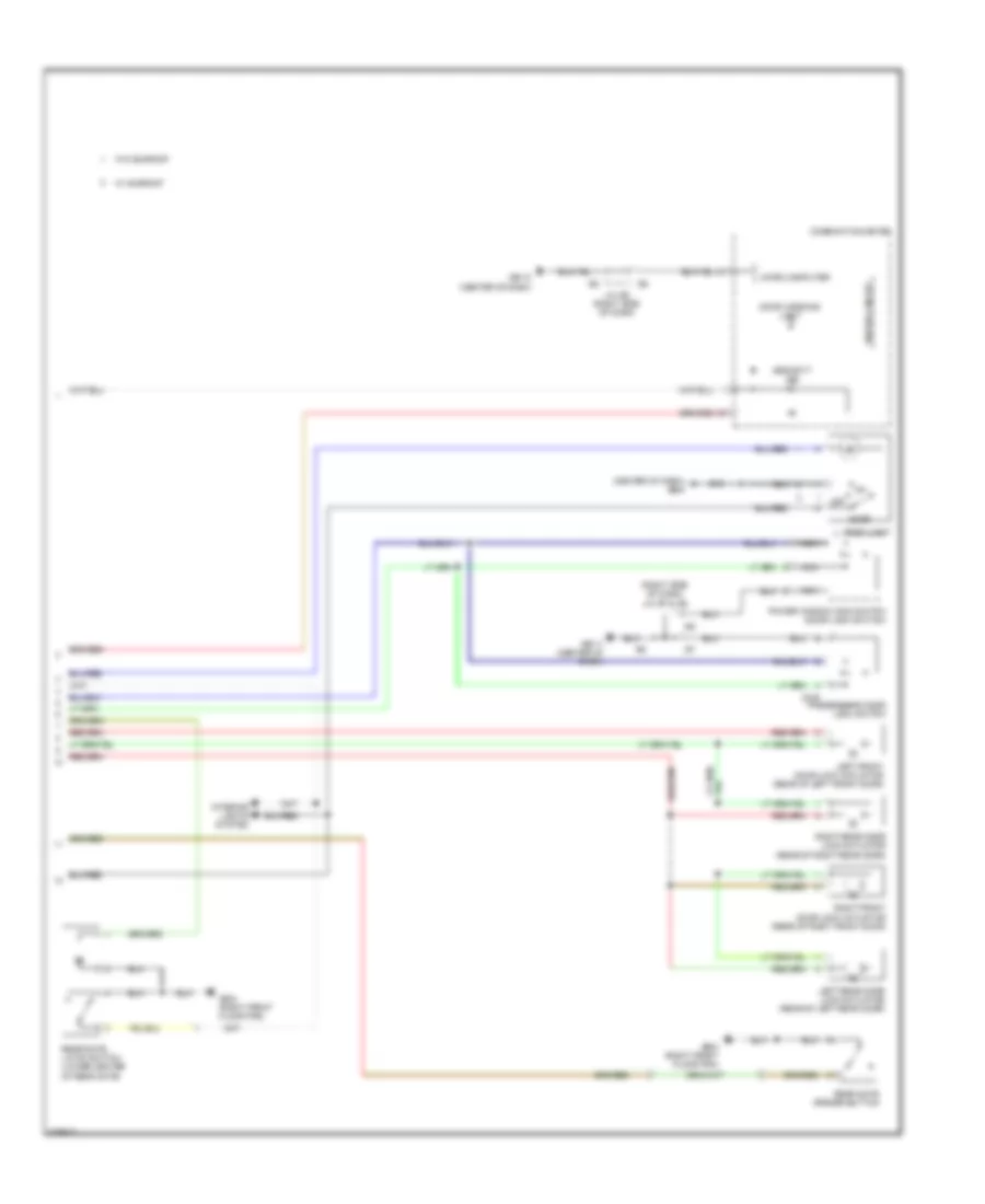 Forced Entry Wiring Diagram 2 of 2 for Subaru Forester X 2010