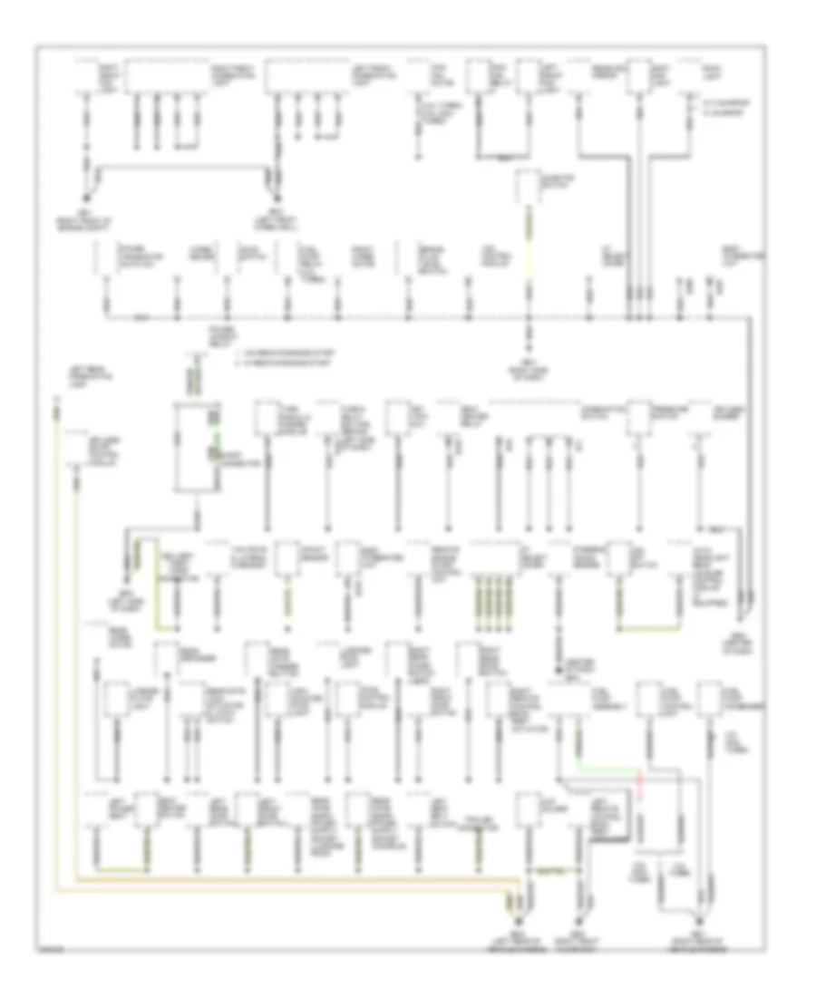 Ground Distribution Wiring Diagram 1 of 3 for Subaru Forester X 2010