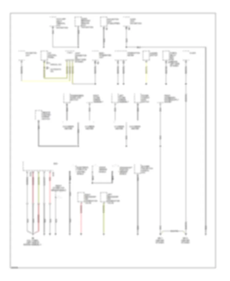 Ground Distribution Wiring Diagram (2 of 3) for Subaru Forester X 2010