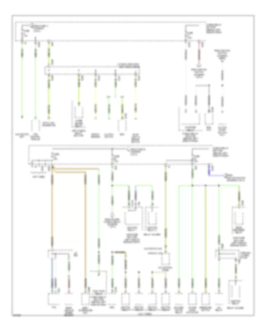 Power Distribution Wiring Diagram 4 of 4 for Subaru Forester X 2010