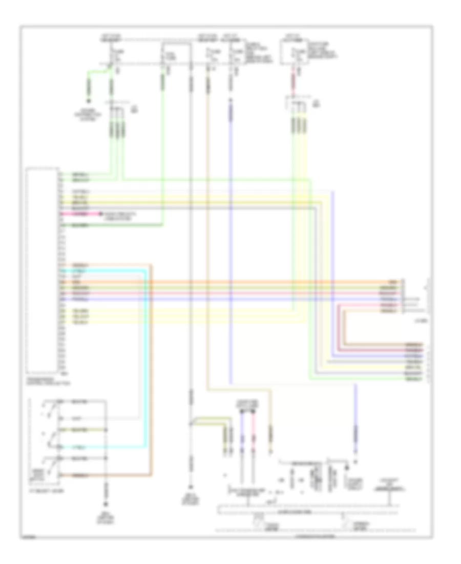 Transmission Wiring Diagram 1 of 2 for Subaru Forester X 2010