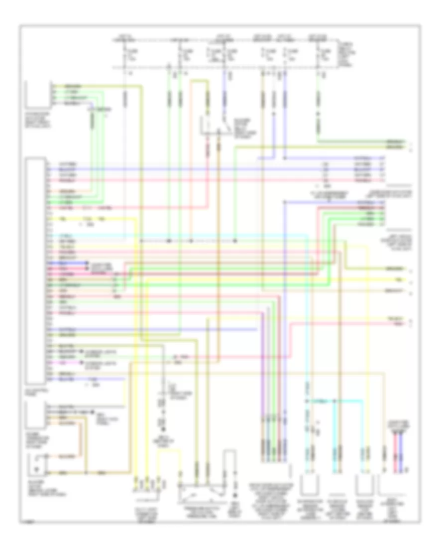 Automatic AC Wiring Diagram (1 of 2) for Subaru Forester XT Premium 2013