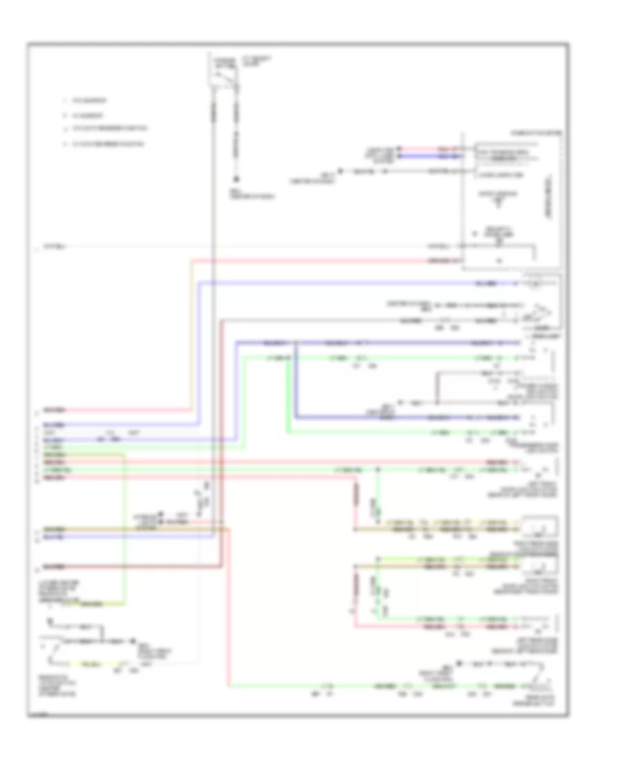 Forced Entry Wiring Diagram (2 of 2) for Subaru Forester XT Premium 2013