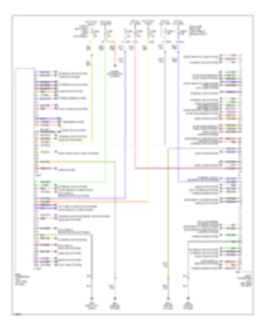 Body Control Modules Wiring Diagram for Subaru Forester XT Premium 2013