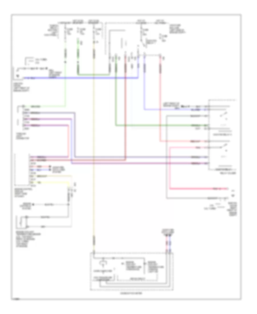 Cooling Fan Wiring Diagram for Subaru Forester XT Premium 2013