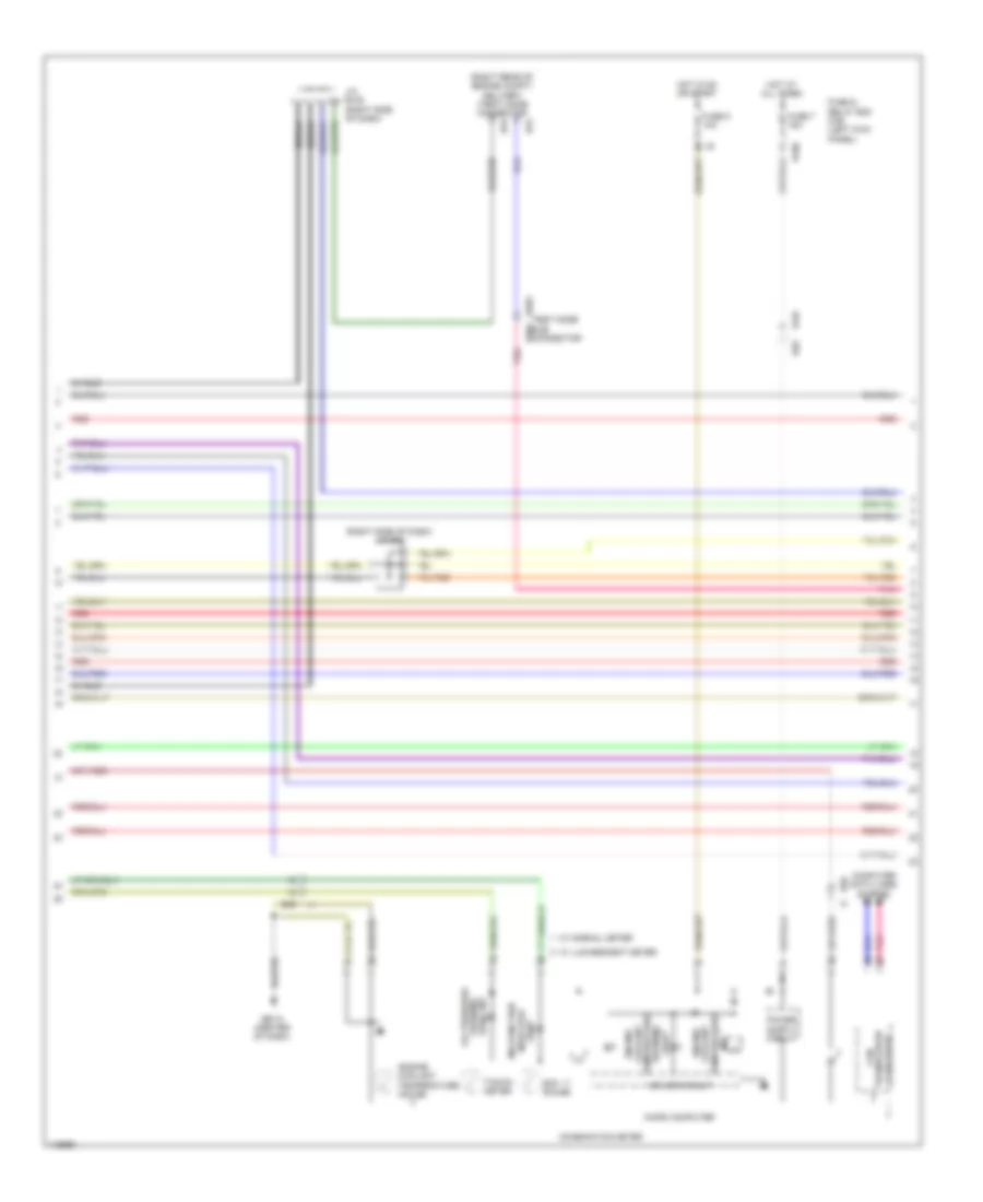 2.5L, Engine Performance Wiring Diagram (3 of 6) for Subaru Forester XT Premium 2013