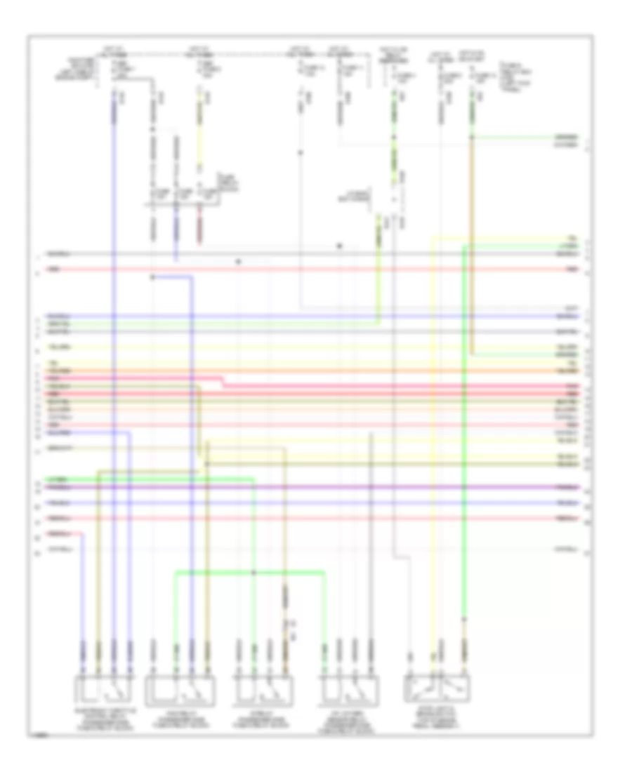 2.5L, Engine Performance Wiring Diagram (4 of 6) for Subaru Forester XT Premium 2013