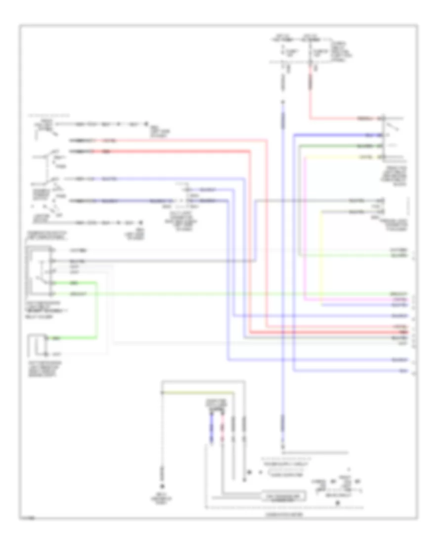 Headlamps Wiring Diagram 1 of 2 for Subaru Forester XT Premium 2013