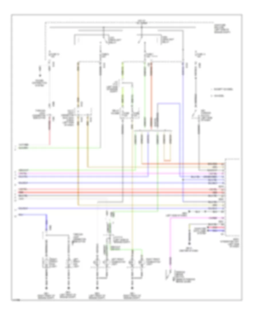 Headlamps Wiring Diagram (2 of 2) for Subaru Forester XT Premium 2013