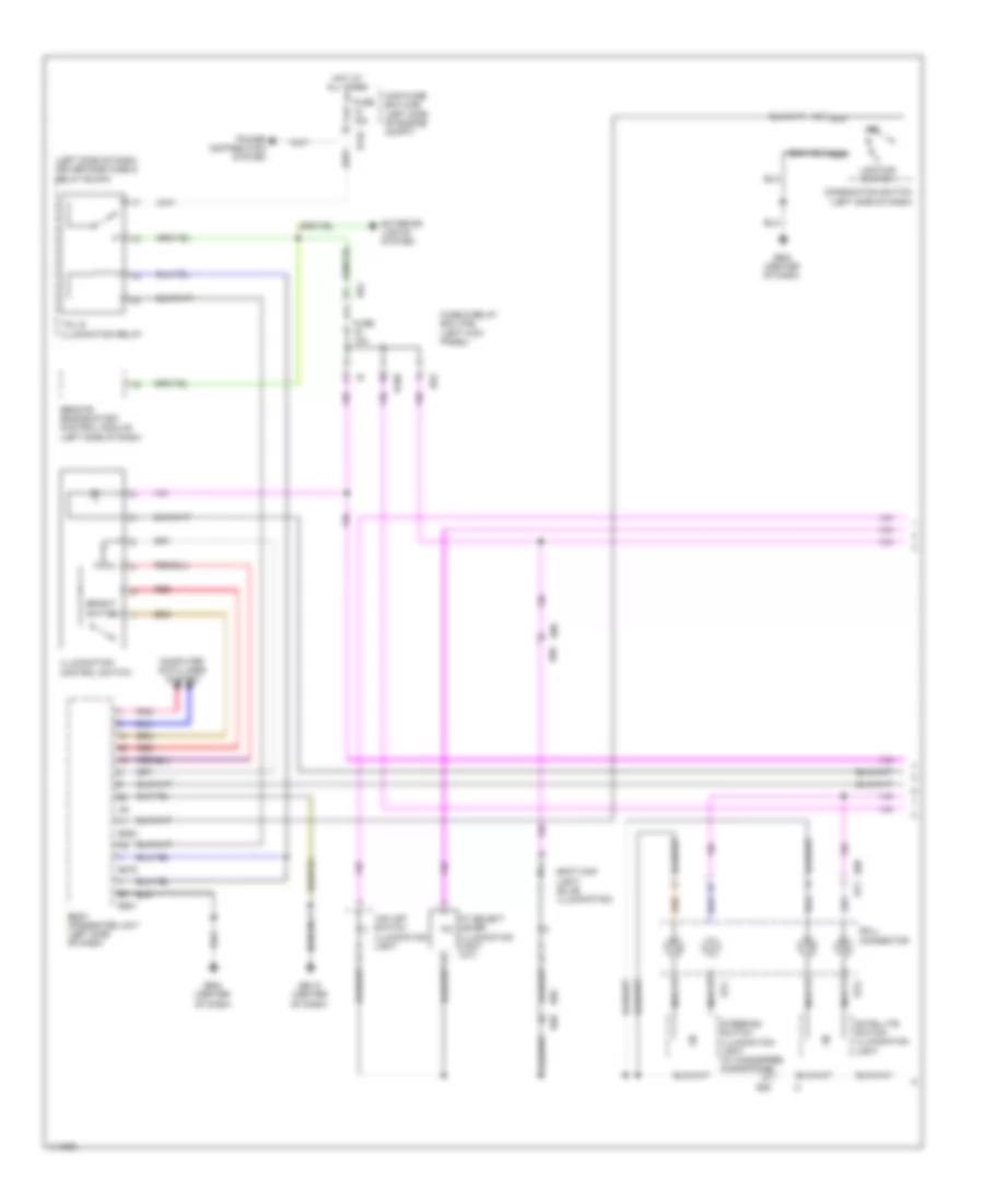 Instrument Illumination Wiring Diagram (1 of 2) for Subaru Forester XT Premium 2013