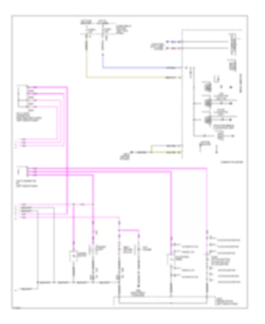 Instrument Illumination Wiring Diagram 2 of 2 for Subaru Forester XT Premium 2013