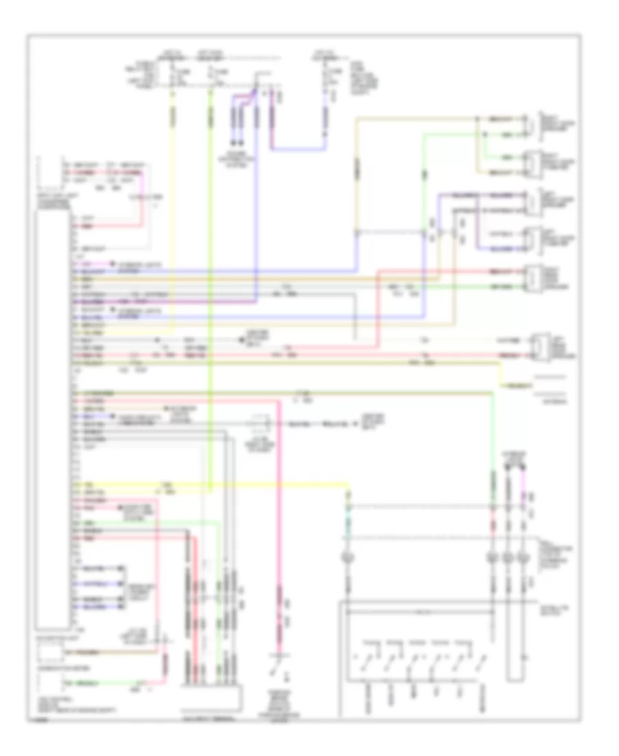 Navigation Wiring Diagram DVD Player for Subaru Forester XT Premium 2013