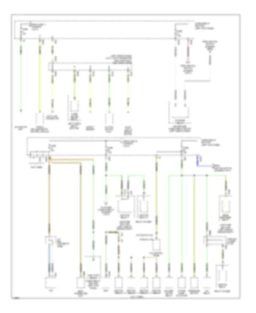 Power Distribution Wiring Diagram (4 of 4) for Subaru Forester XT Premium 2013