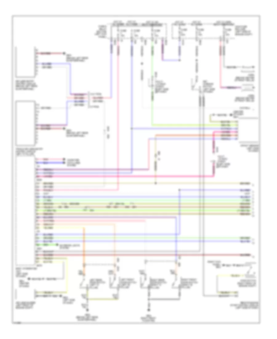 Power Door Locks Wiring Diagram 1 of 2 for Subaru Forester XT Premium 2013