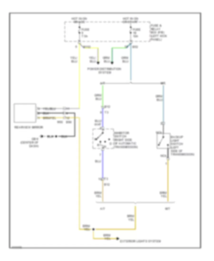 Automatic Day Night Mirror Wiring Diagram for Subaru Forester XT Premium 2013