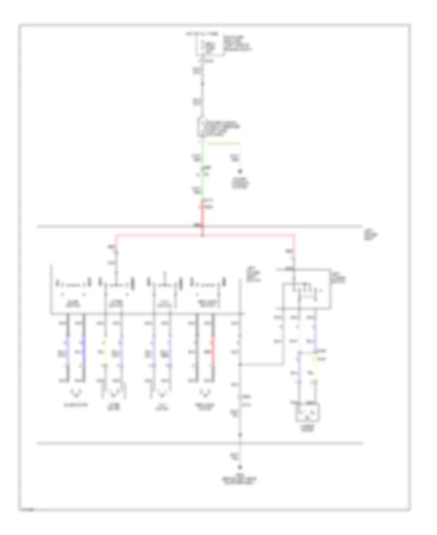 Power Seat Wiring Diagram for Subaru Forester XT Premium 2013