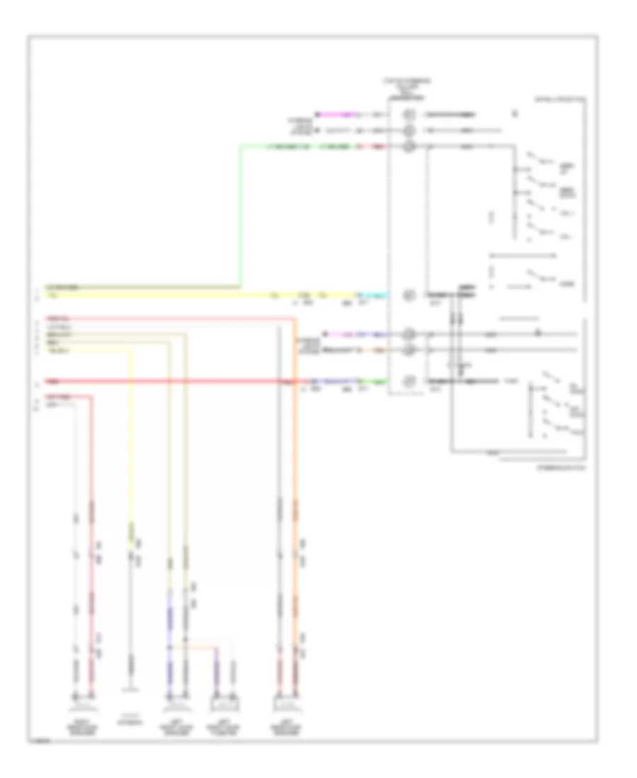 Radio Wiring Diagram Except Base 2 of 2 for Subaru Forester XT Premium 2013