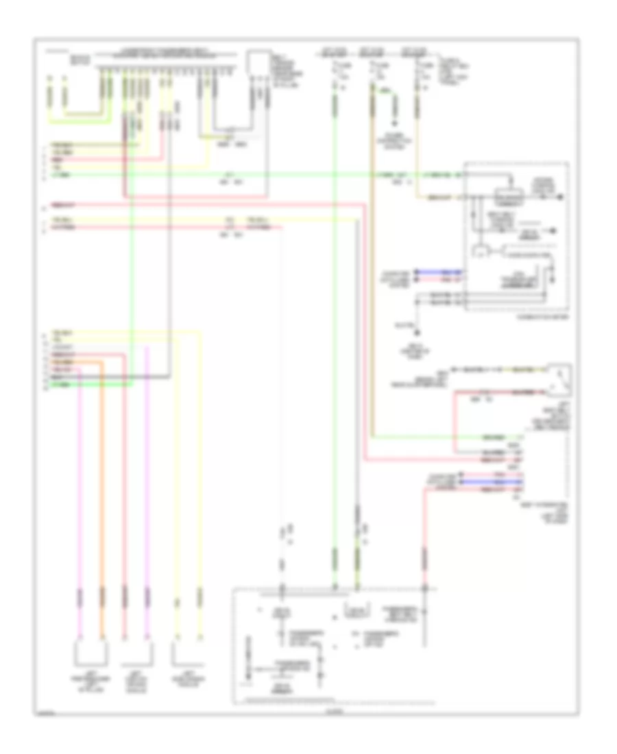 Supplemental Restraints Wiring Diagram 2 of 2 for Subaru Forester XT Premium 2013