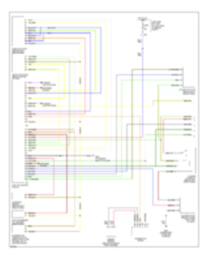 Automatic AC Wiring Diagram (1 of 2) for Subaru Forester XT Limited 2007