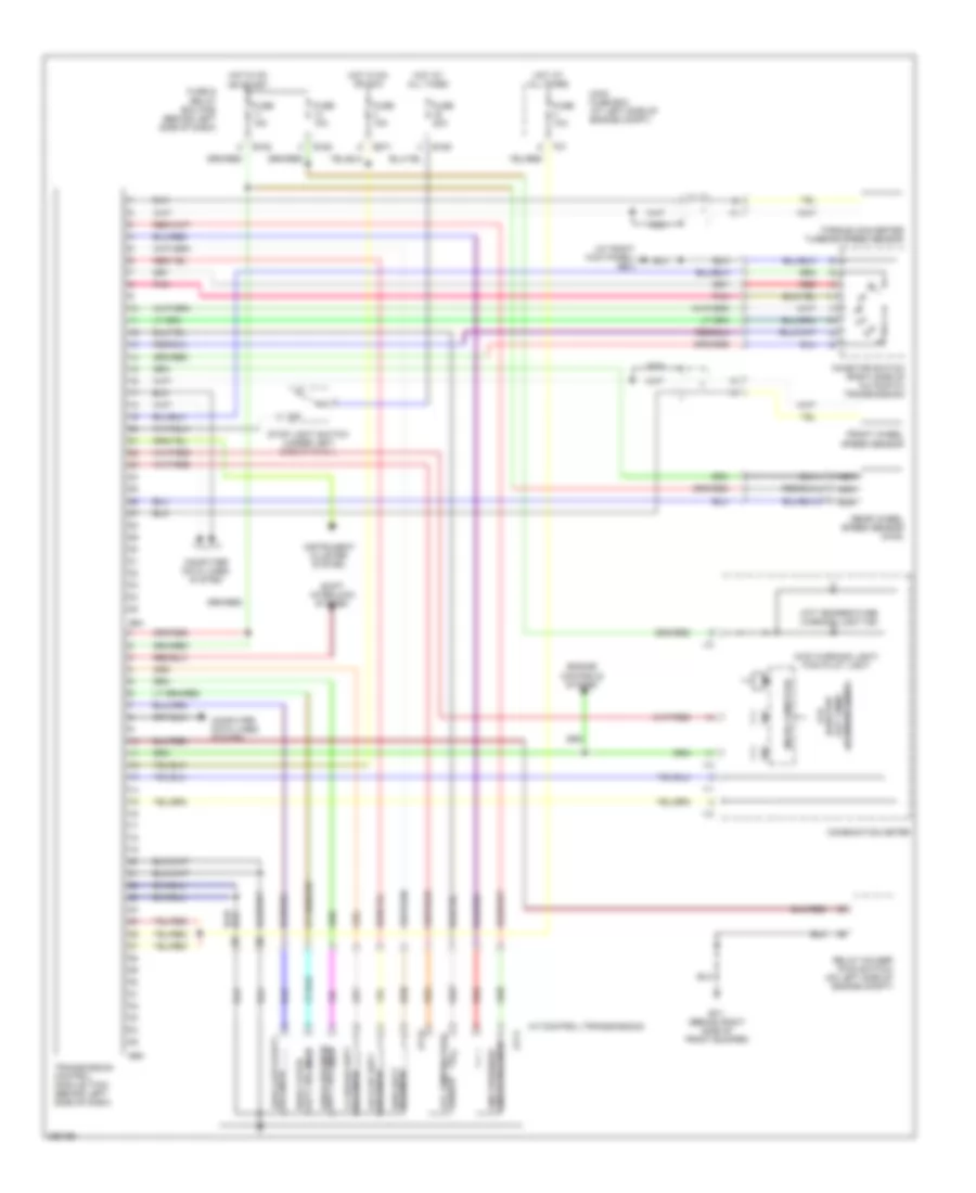 Transmission Wiring Diagram for Subaru Forester XT Limited 2007
