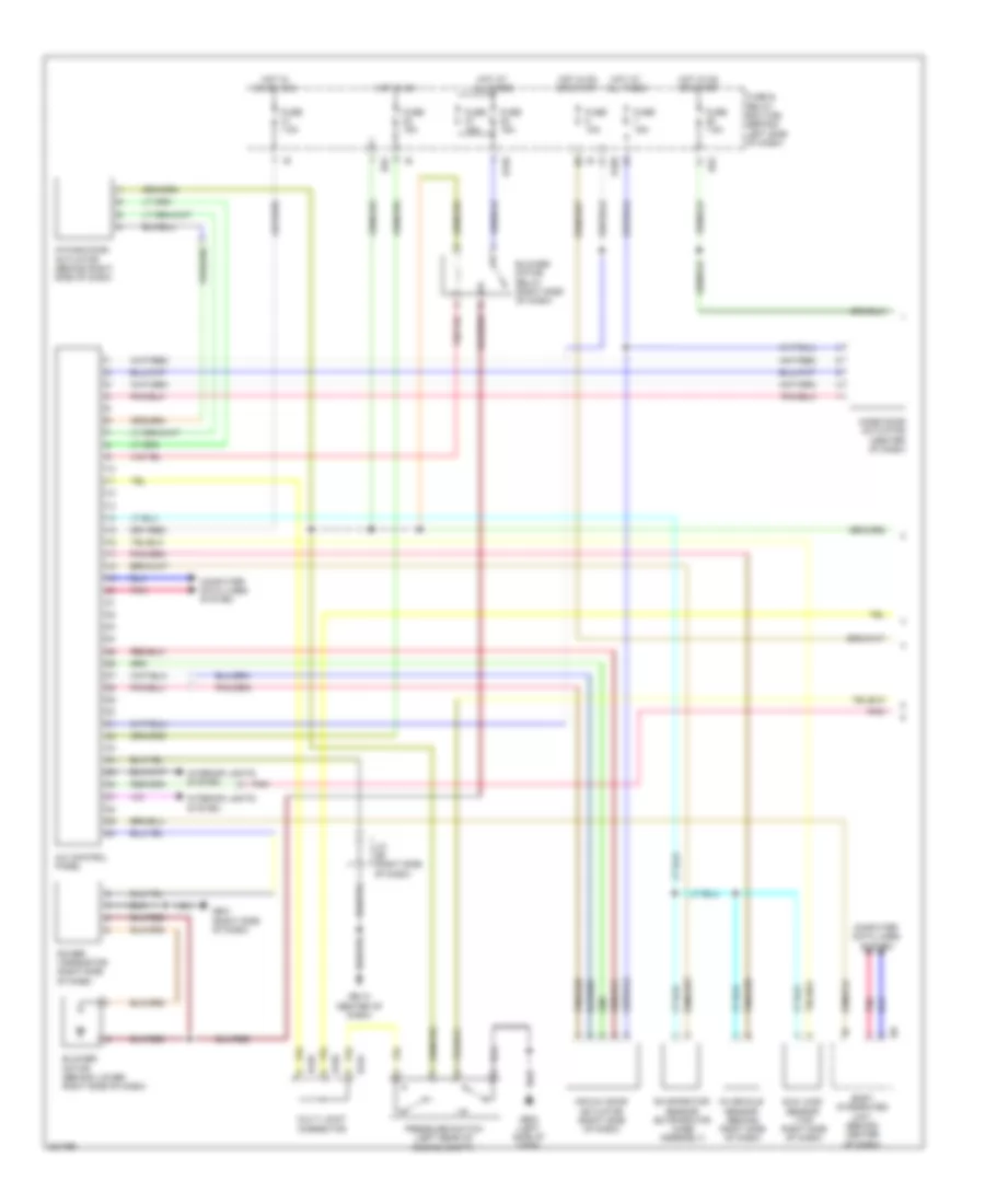 Automatic A C Wiring Diagram 1 of 2 for Subaru Forester X Limited 2010