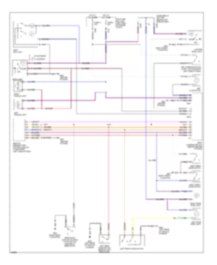 Courtesy Lamps Wiring Diagram for Subaru Forester X Limited 2010