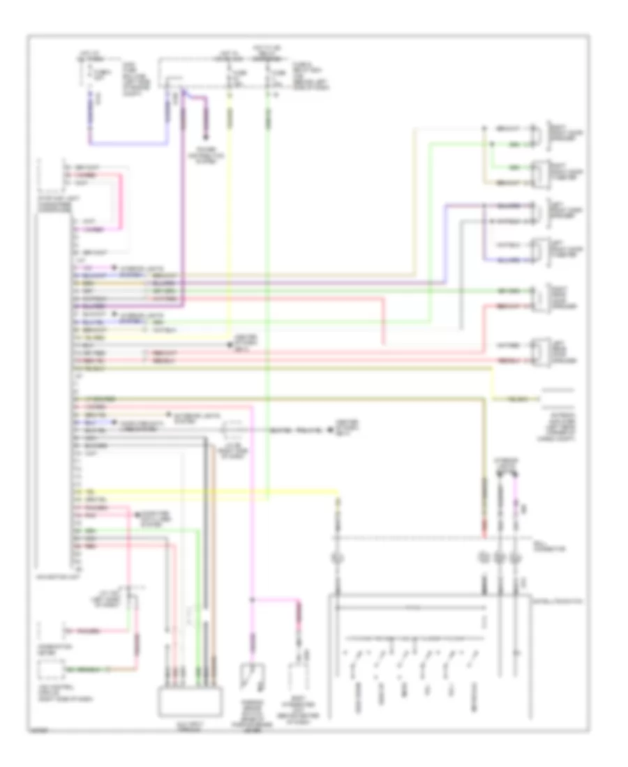 Navigation Wiring Diagram for Subaru Forester X Limited 2010