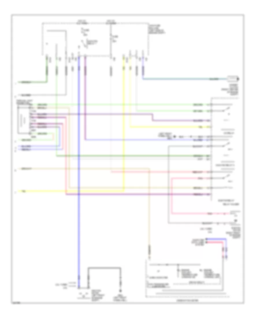 Manual A C Wiring Diagram 2 of 2 for Subaru Forester X Premium 2010