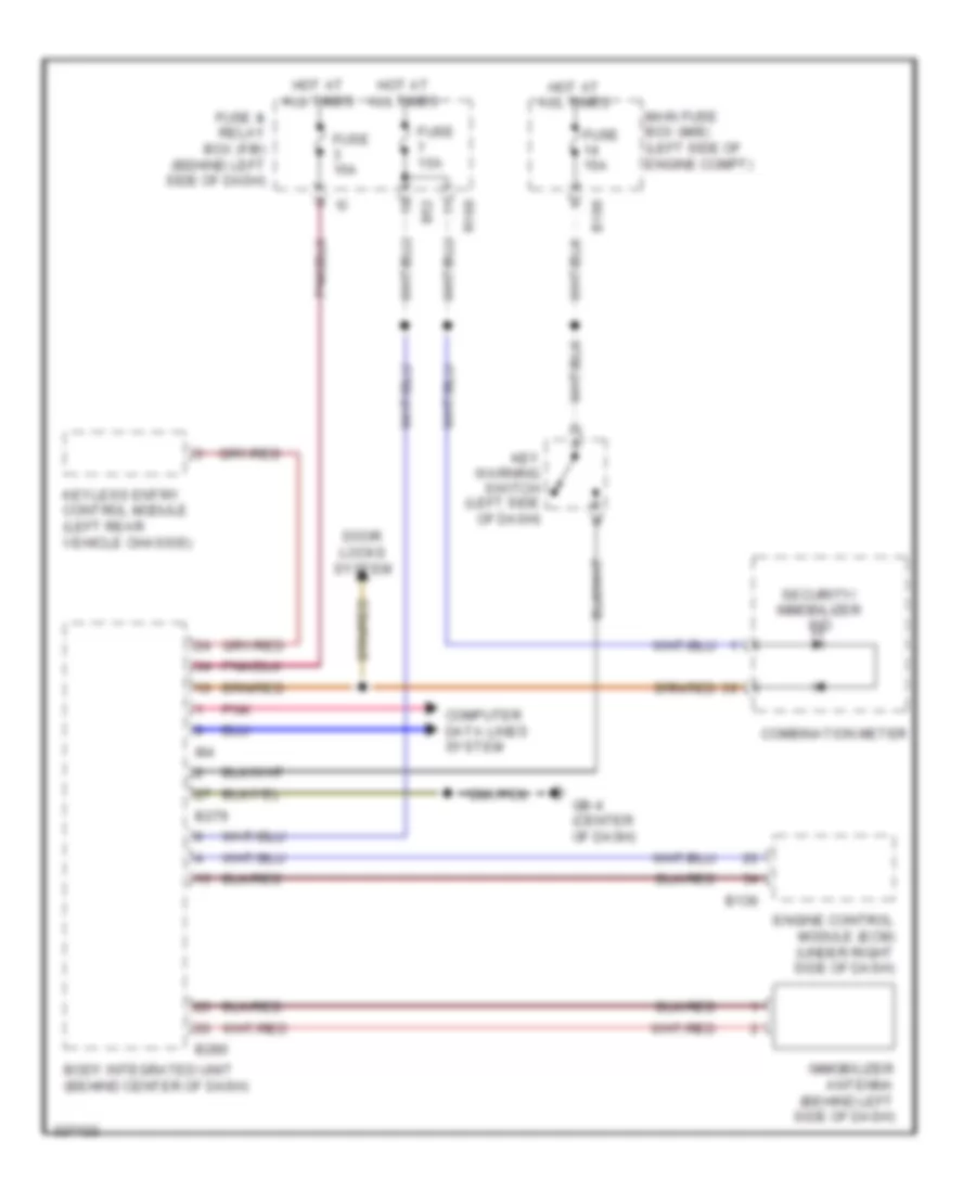 Immobilizer Wiring Diagram for Subaru Forester X Premium 2010