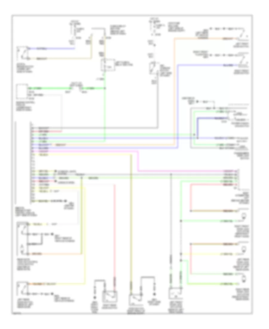 Remote Starting Wiring Diagram for Subaru Forester X Premium 2010