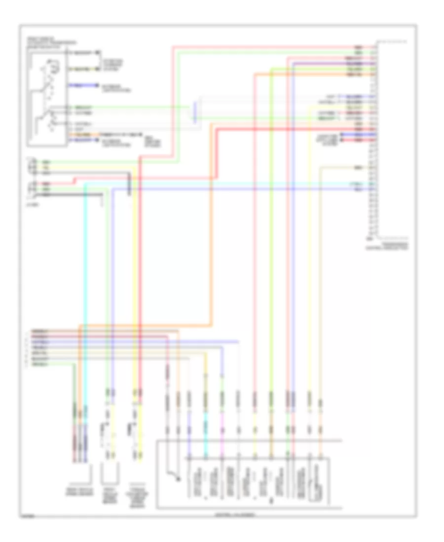 Transmission Wiring Diagram (2 of 2) for Subaru Forester X Premium 2010
