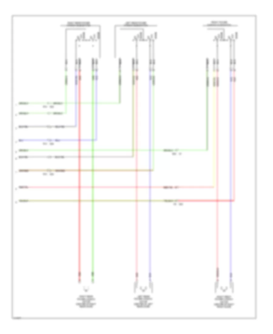Power Windows Wiring Diagram 2 of 2 for Subaru Impreza 2013