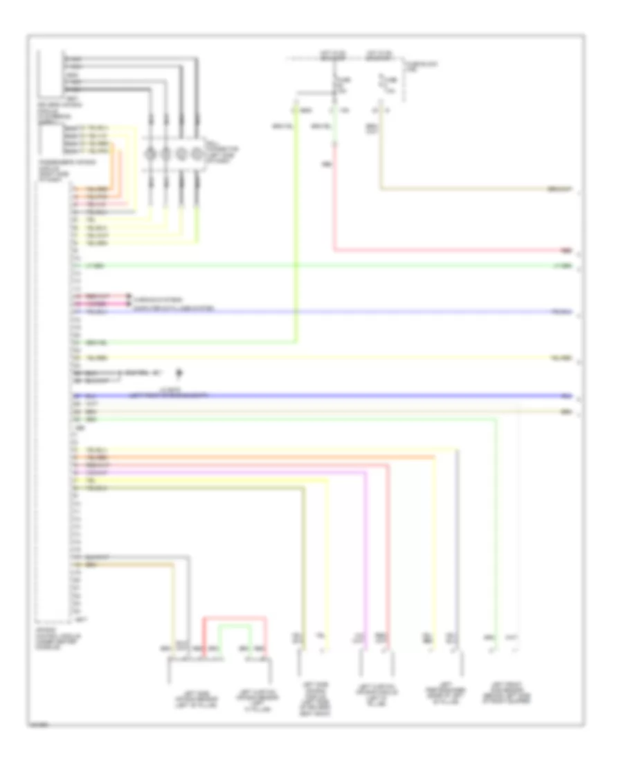 Supplemental Restraints Wiring Diagram 1 of 2 for Subaru Outback i 2010