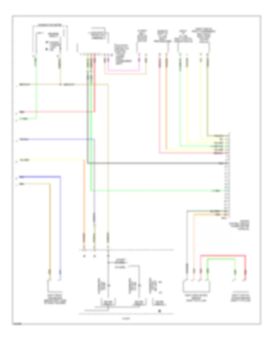 Supplemental Restraints Wiring Diagram 2 of 2 for Subaru Outback i 2010