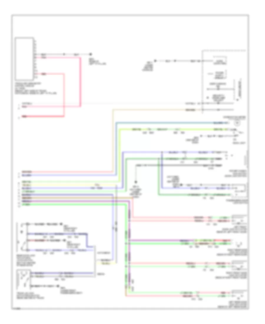 Forced Entry Wiring Diagram 2 of 2 for Subaru Impreza Limited 2013