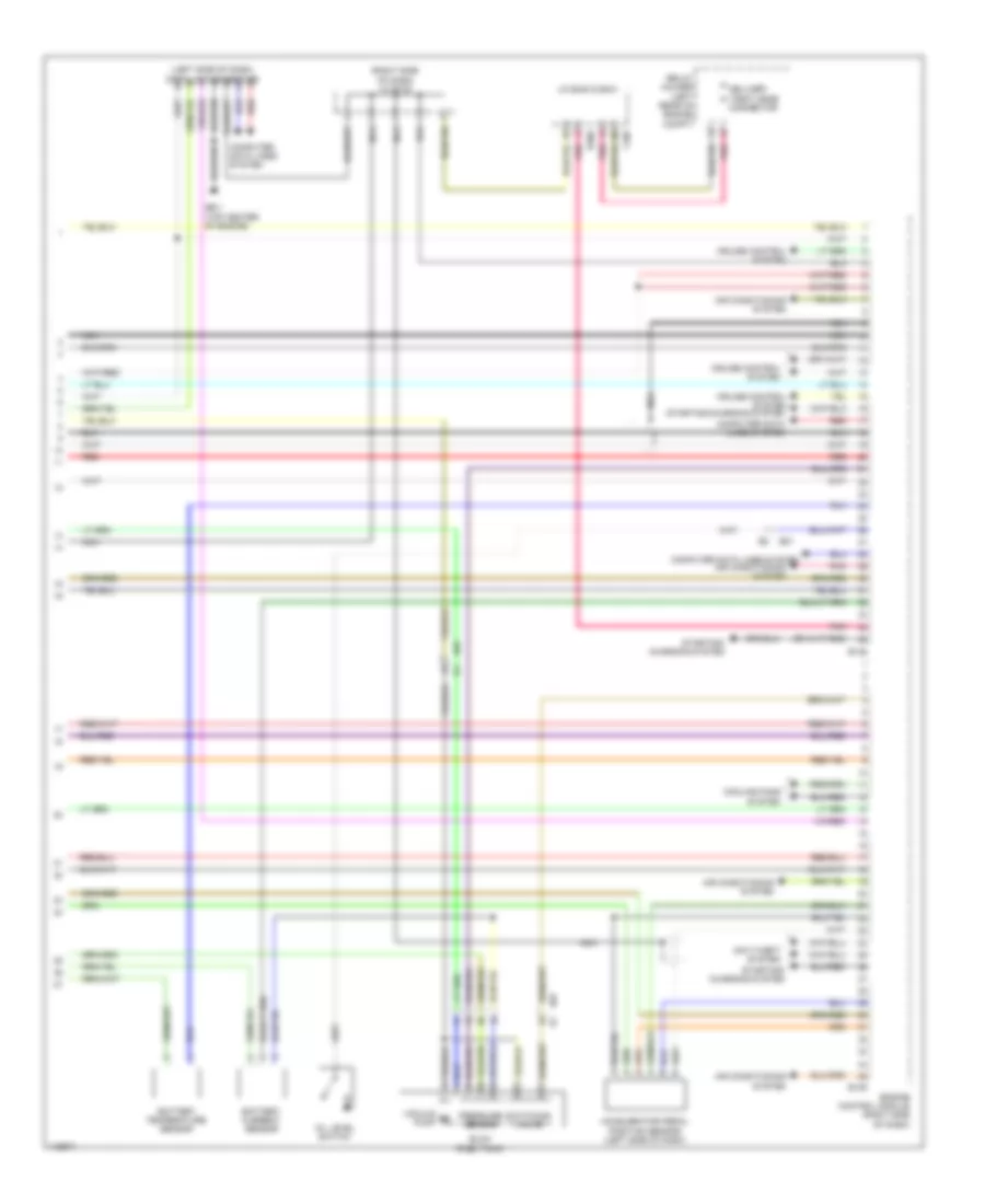 2.0L, Engine Performance Wiring Diagram (5 of 5) for Subaru Impreza Limited 2013