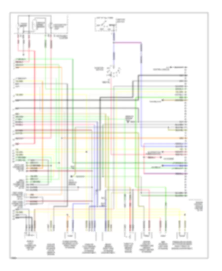 2.2L, Engine Performance Wiring Diagrams (2 of 2) for Subaru Impreza LX 1995