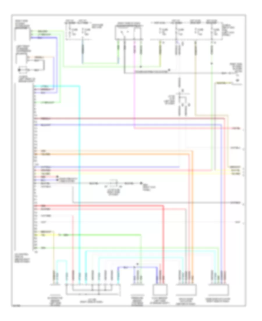2.5L, Manual AC Wiring Diagram (1 of 3) for Subaru Outback Limited 2010