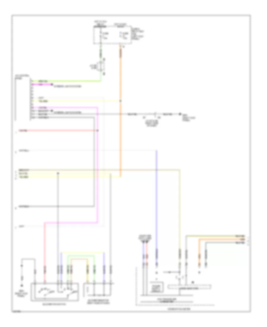 2.5L, Manual AC Wiring Diagram (2 of 3) for Subaru Outback Limited 2010
