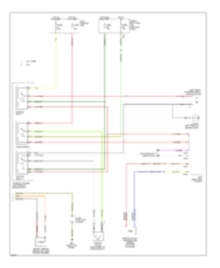 2.5L, Manual AC Wiring Diagram (3 of 3) for Subaru Outback Limited 2010
