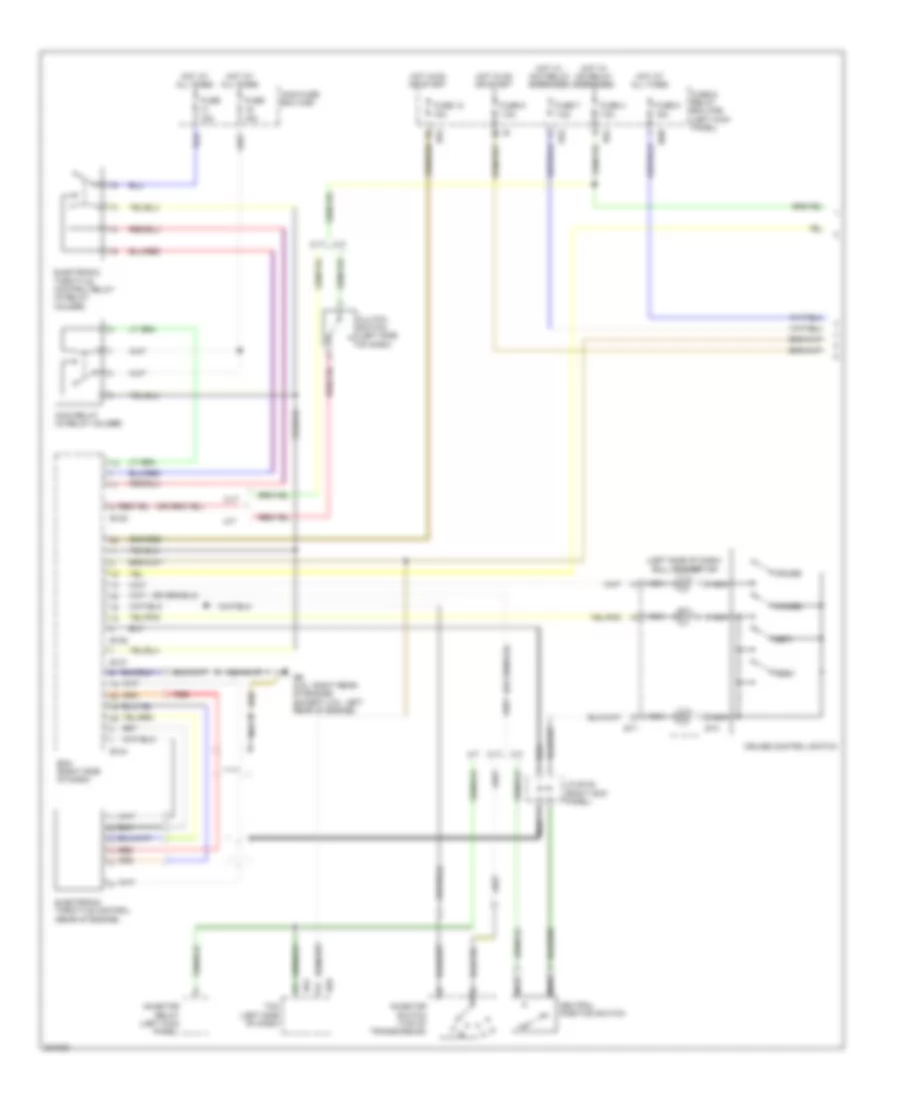 Cruise Control Wiring Diagram 1 of 2 for Subaru Outback Limited 2010