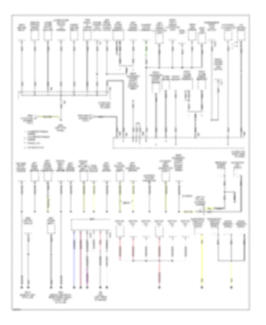 Ground Distribution Wiring Diagram (2 of 3) for Subaru Outback Limited 2010