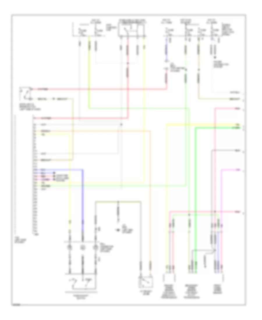 CVT Wiring Diagram 1 of 2 for Subaru Outback Limited 2010