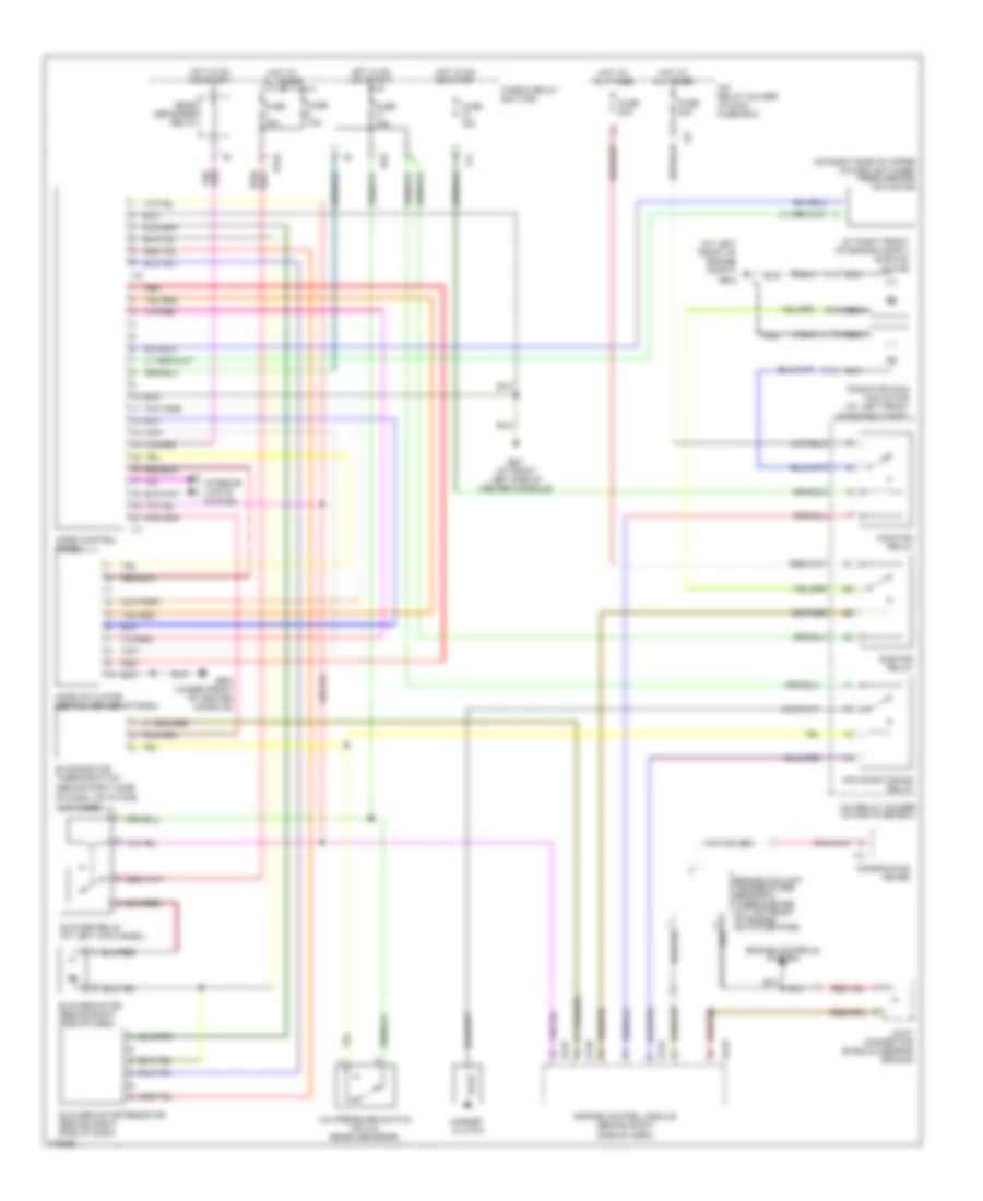 Manual AC Wiring Diagram for Subaru Baja 2003