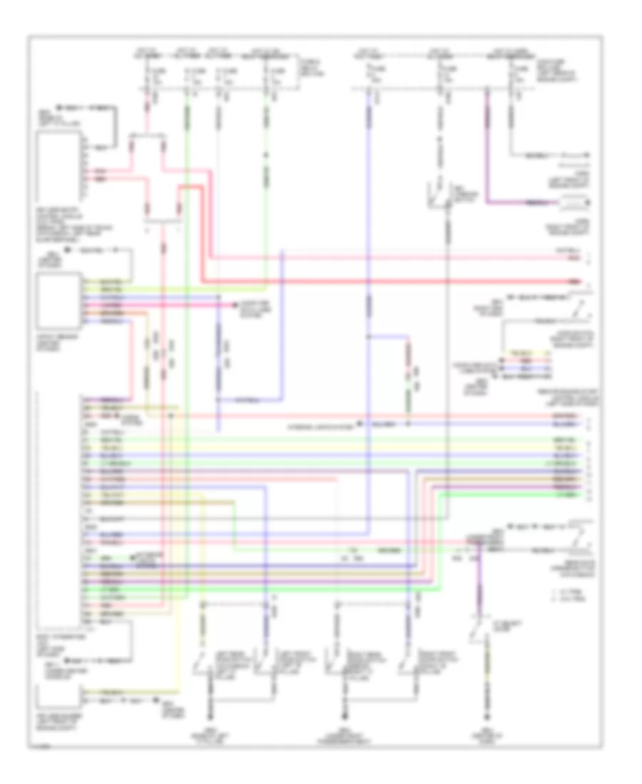 Forced Entry Wiring Diagram 1 of 2 for Subaru Impreza Premium 2013